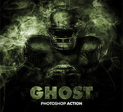 极品PS动作－幽灵圣者(含高清视频教程)：Ghost Photoshop Action